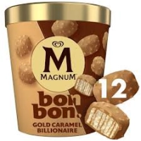 Magnum Bonbon gold caramel billionaire